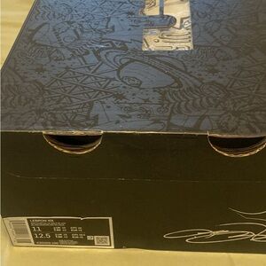 Nike Black Graphic LeBron Shoe Box